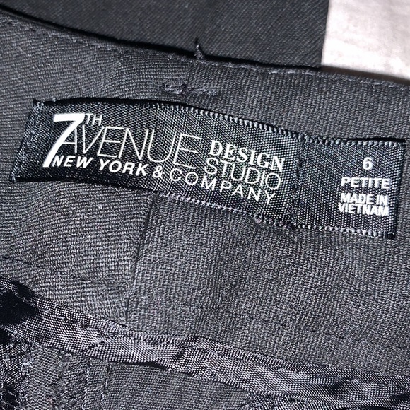 6 PETITE NY&COMPANY WORK PANTS BOOTCUT OBO - Picture 5 of 5